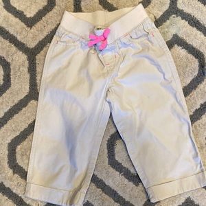 Jumping bean tan capri. Size 5.